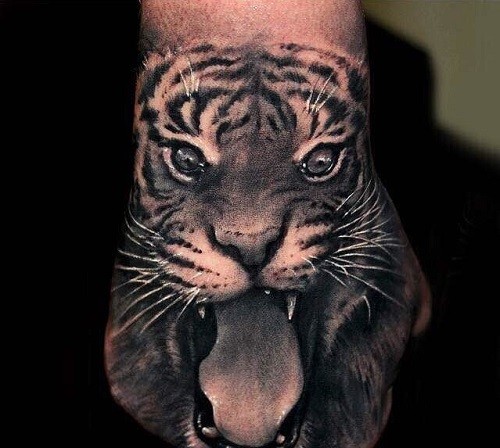 丛林之王老虎纹身