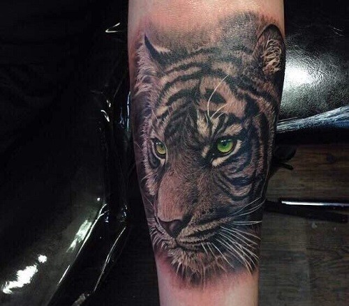 丛林之王老虎纹身