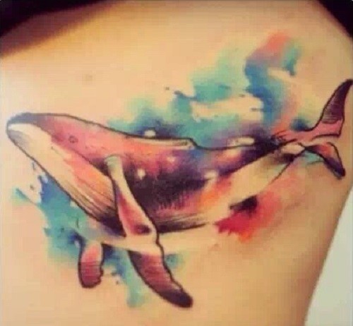 栩栩如生的小鱼纹身