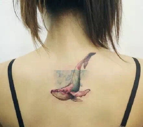 栩栩如生的小鱼纹身