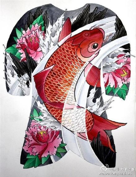 霸气全甲纹身手稿素材欣赏