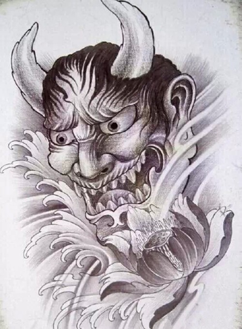 经典纹身素材之般若纹身