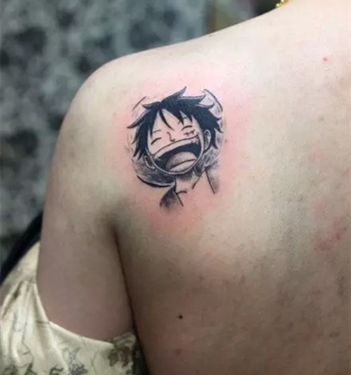 经典动漫纹身之海贼王纹身