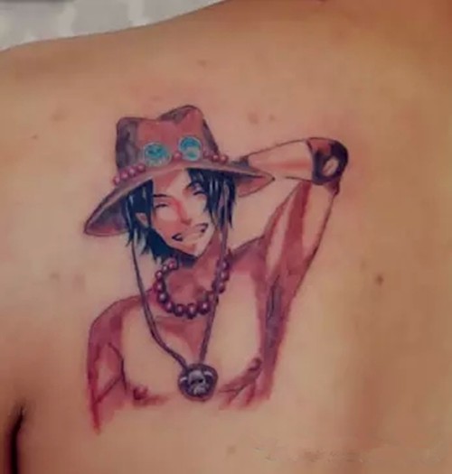 经典动漫纹身之海贼王纹身