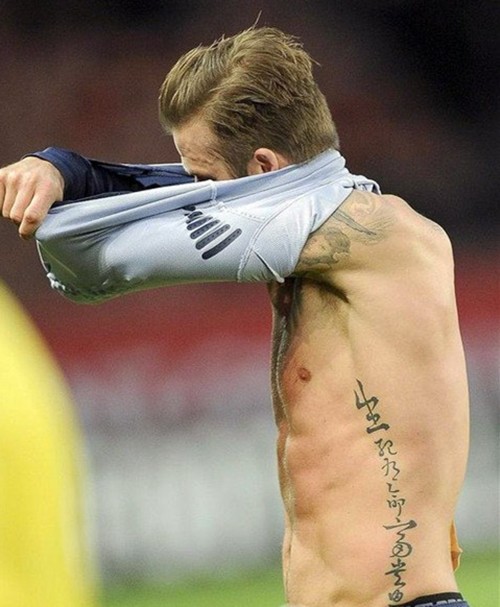 型男贝克汉姆帅气纹身图案大全(一)