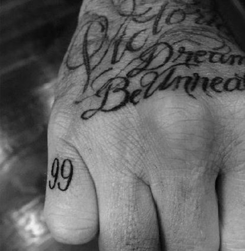 型男贝克汉姆帅气纹身图案大全（一）