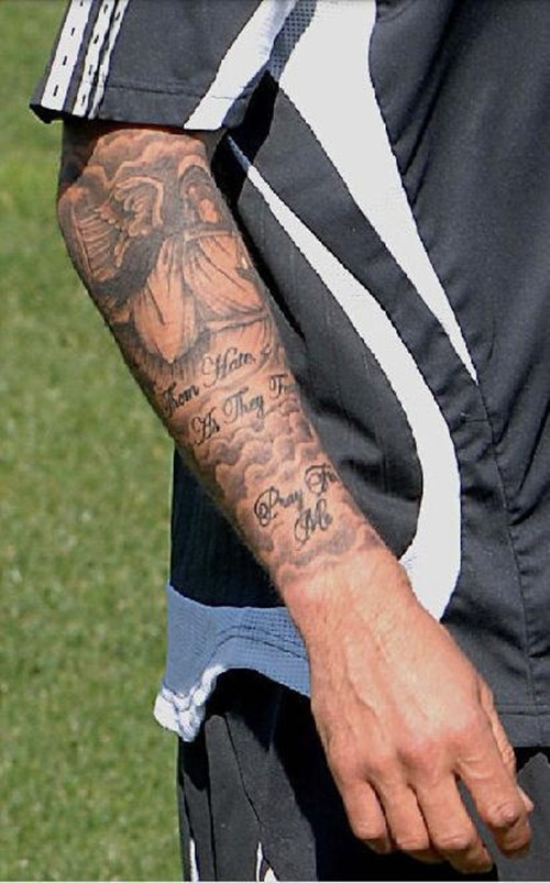 型男贝克汉姆帅气纹身图案大全（一）