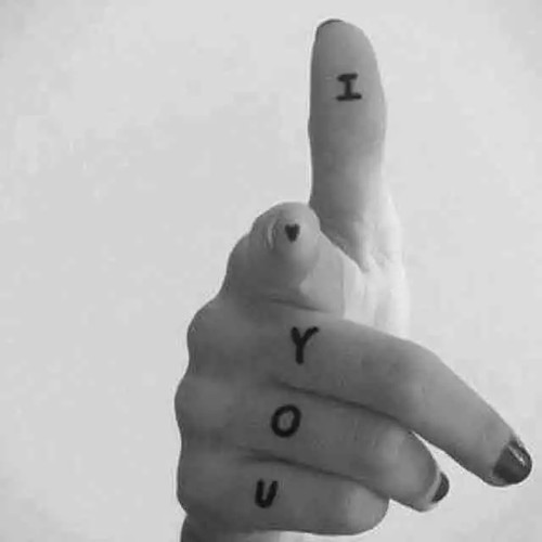 手指简单创意纹身图案