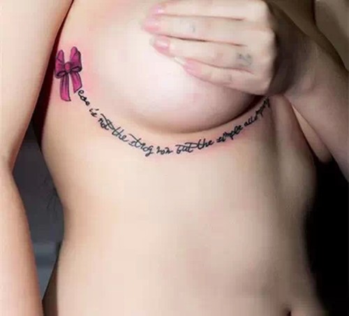 性感部位的个性纹身图案大全