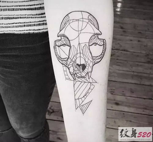 创意线条纹身素材