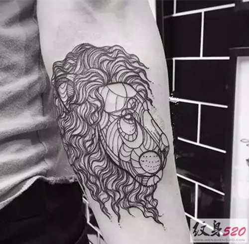 创意线条纹身素材