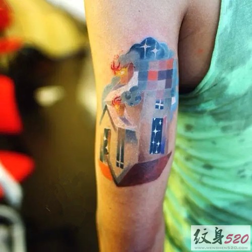 莫斯科艺术家Lesha Lauz的趣味纹身图片