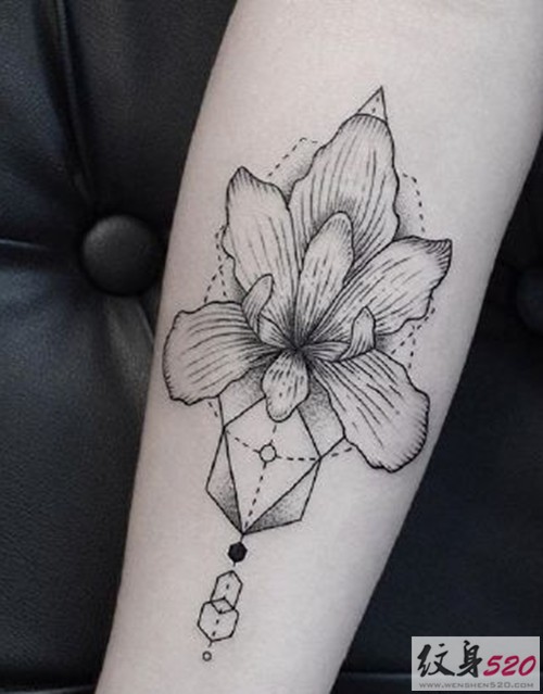 创意线条纹身素材