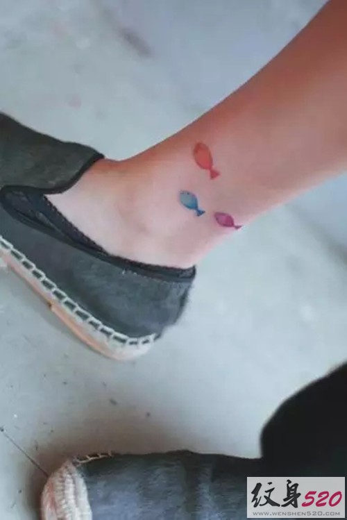 精美的脚踝小纹身图案大全