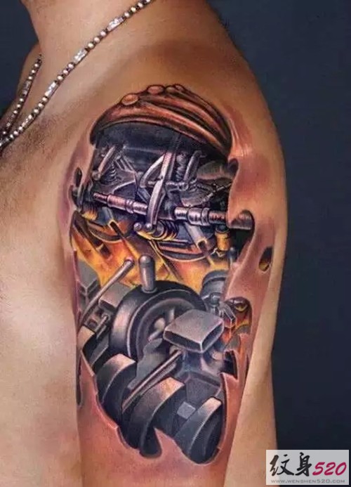 纹个不一样的机械臂