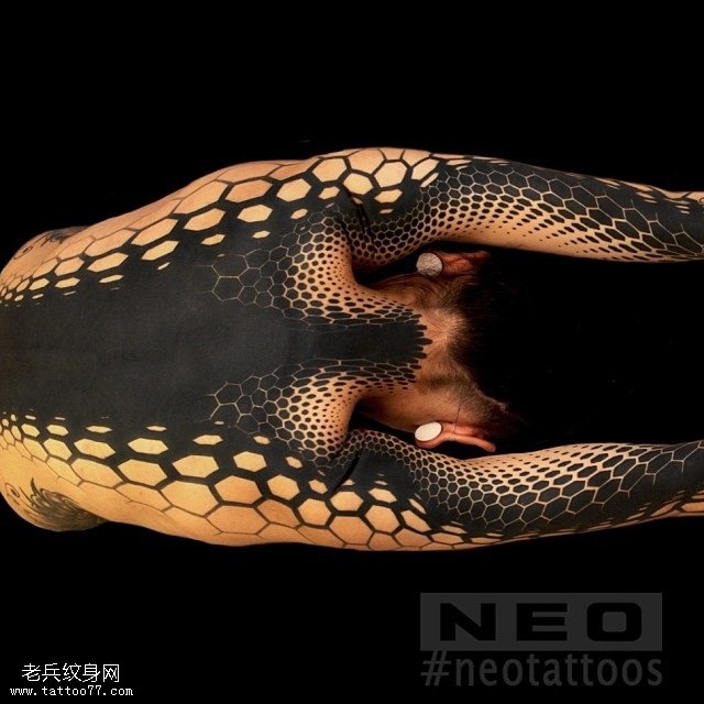 经典的3D大图腾纹身图案