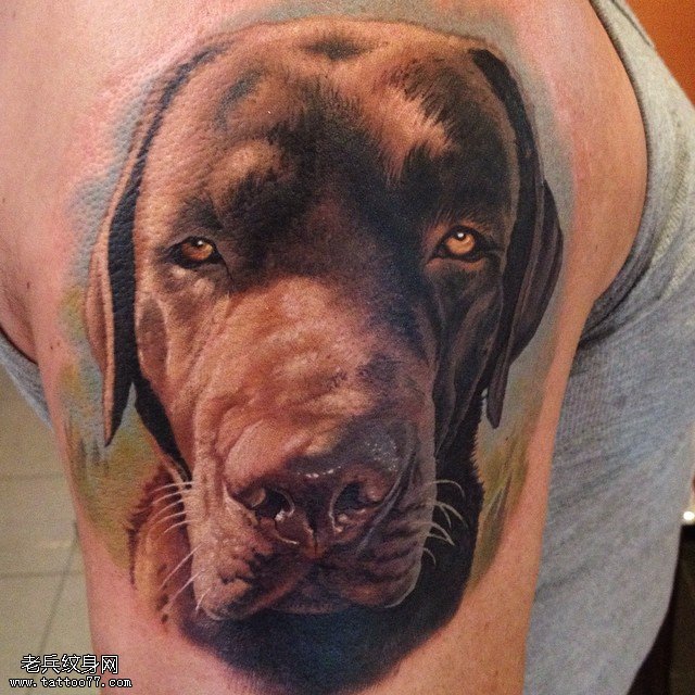 主人家的狗狗纹身图案