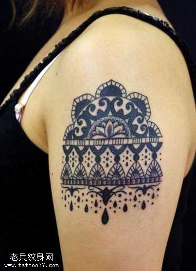 胳膊图腾纹身图案