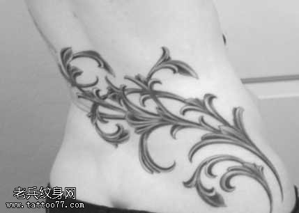花藤纹身图案