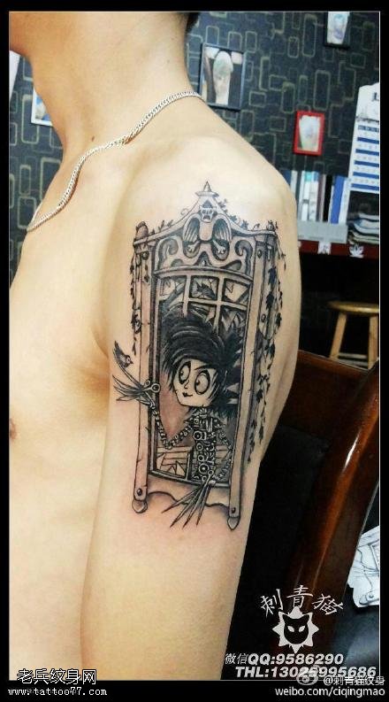 卡通人物纹身图案