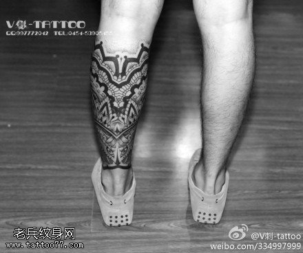 大方霸气图腾纹身图案