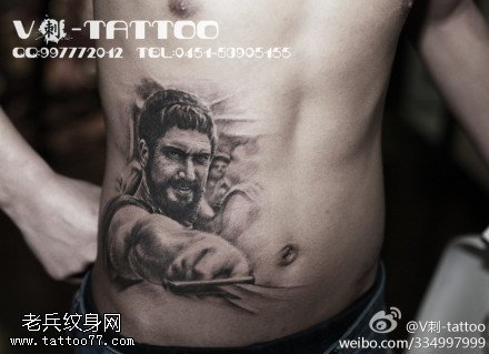 英勇霸气斯巴达纹身图案