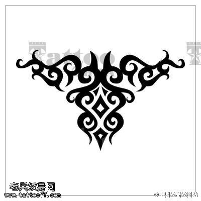 经典大气的臂环手稿纹身图案