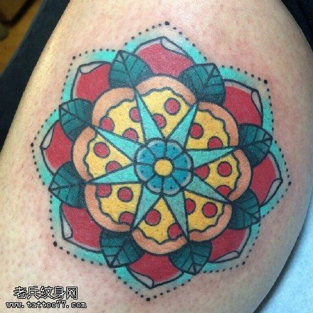 漂亮的梵花纹身图案