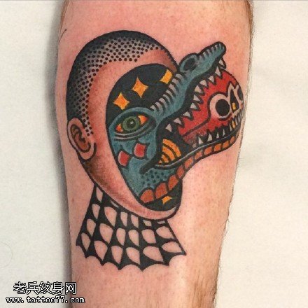 欧美风格涂鸦纹身图案