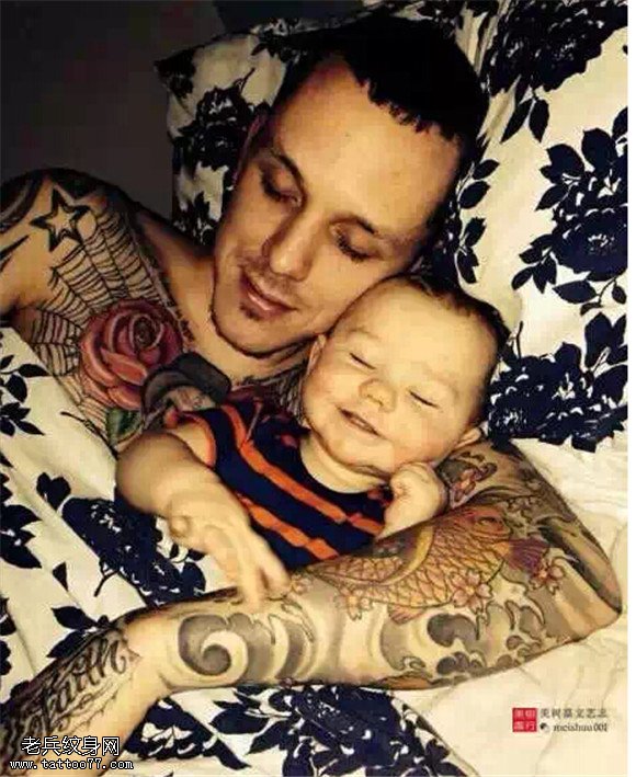 纹身爸爸也是爸爸