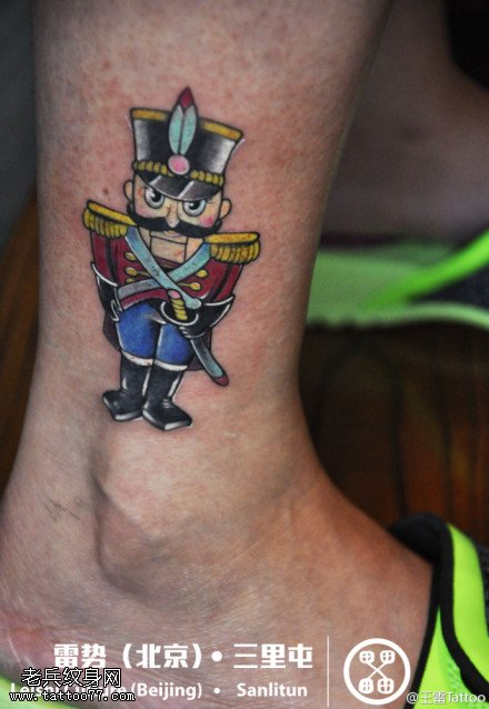 威风霸气骑士纹身图案