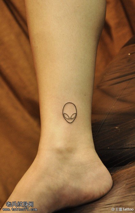 超级简单面具纹身图案