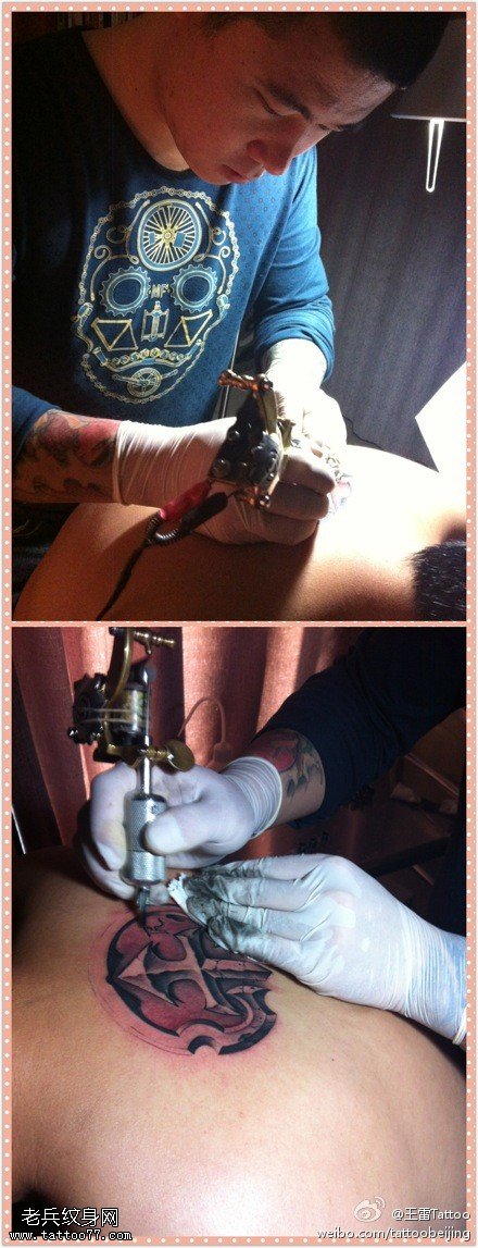 酷帅霸气符号纹身图案