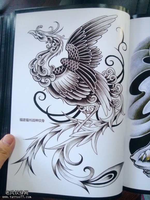 凤凰纹身图案