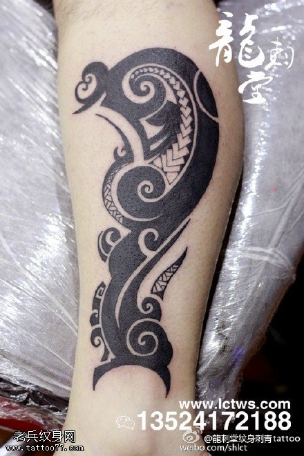 经典的鱼儿图腾刺青纹身图案