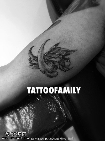 一款经典潮流的纹身图案