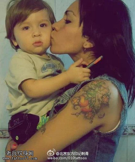 宝宝妈咪爱你纹身图案