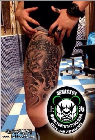 经典霸气的不动明王纹身图案