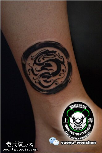 经典的麒麟纹身图案