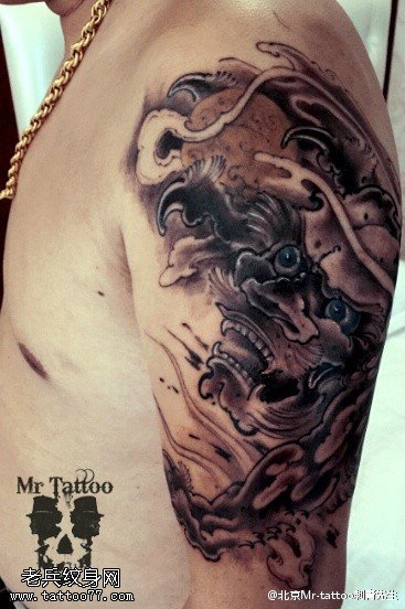 经典的中国龙纹身图案