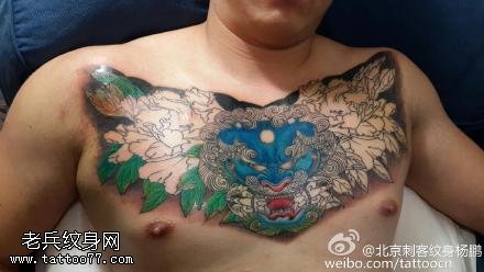 凶悍威猛龙纹身图案