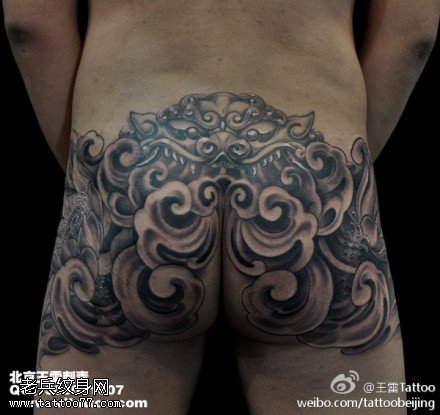 黑色霸气酷帅图腾纹身图案