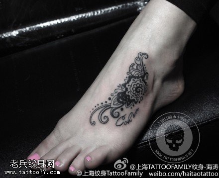 经典的梵花纹身图案