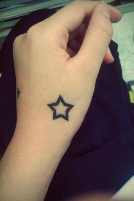 美丽星星纹身图片
