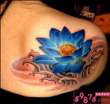 莲花纹身图片图片