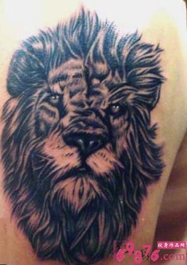 手臂霸气狮子头图片缩略频道推荐图