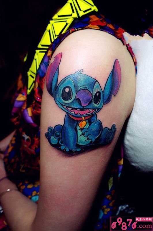 卡通星际宝贝手臂刺青图片