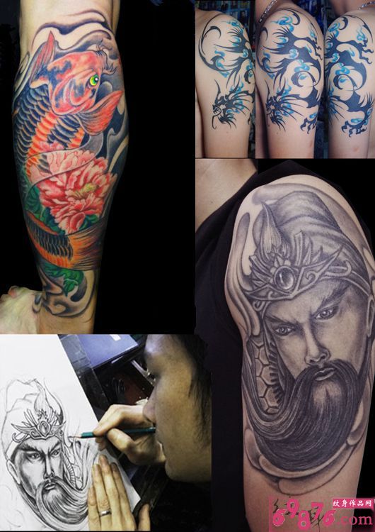 手臂纹身图案大全图片