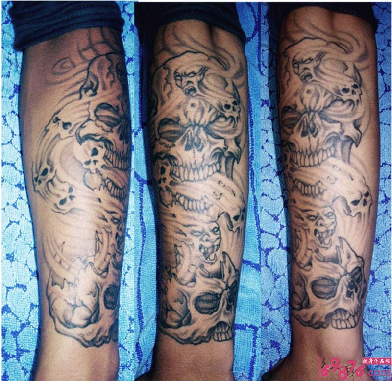 另类魔鬼纹身图案图片