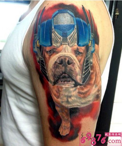 变形金刚面具狗狗纹身图片缩略频道推荐图
